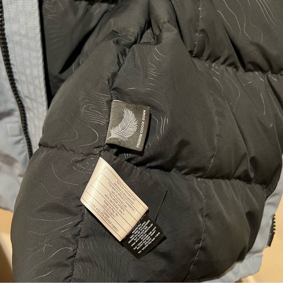 Aritzia TNA Haven Mid Length Parka Evening Dove Size L - Picture 14 of 16